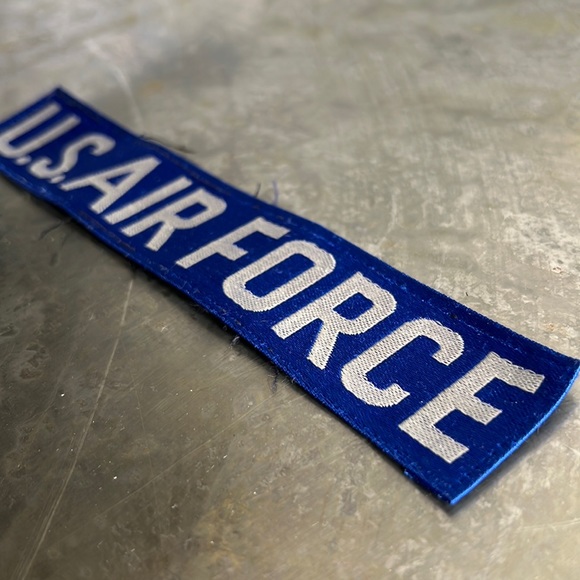 U.S. AIR FORCE blue tape patch, vintage - Picture 5 of 9